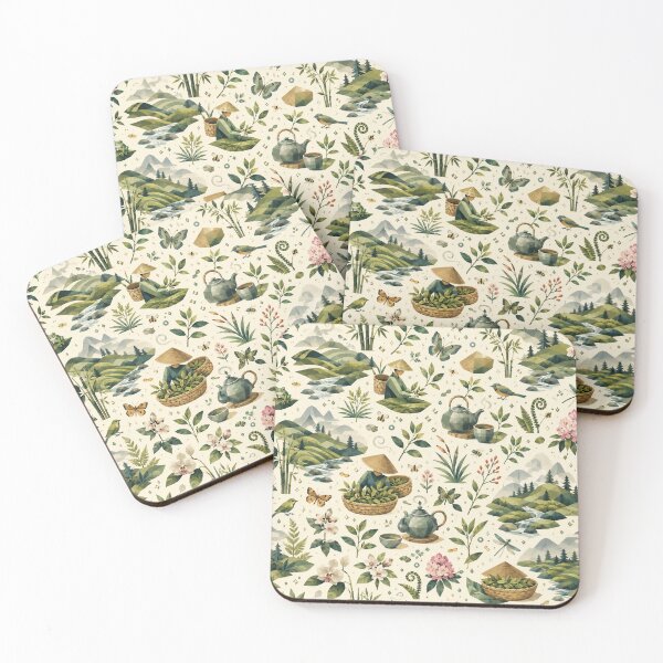 Item preview, Northeast India Monsoon Nature: Lush Forest Surface Design designed and sold by OpenDreamArts.