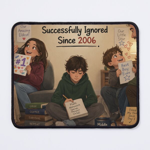 Item preview, Middle Child Energy Successfully Ignored Since Birth Year Funny Middle Child designed and sold by irfanshikh.