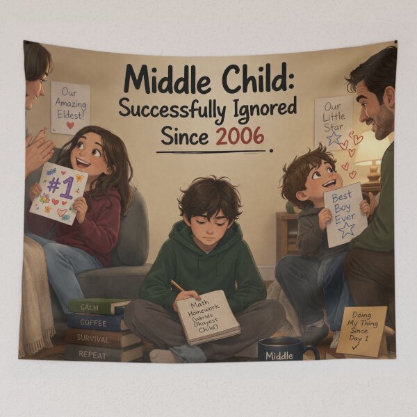 Item preview, Middle Child Energy Successfully Ignored Since Birth Year Funny Middle Child designed and sold by irfanshikh.