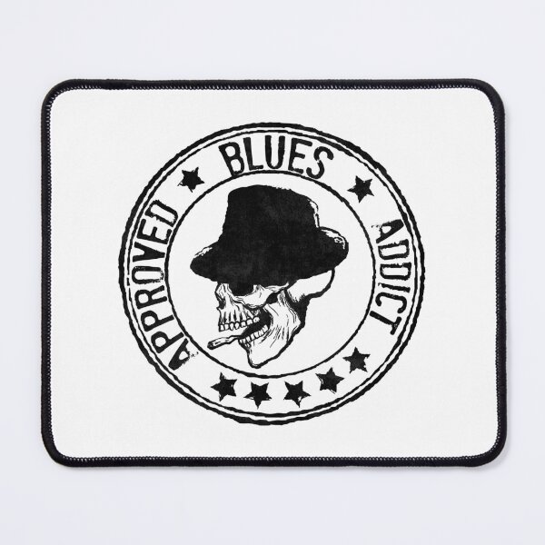 Item preview, Blues Addict (Stamp) designed and sold by MagicEyesOnly.