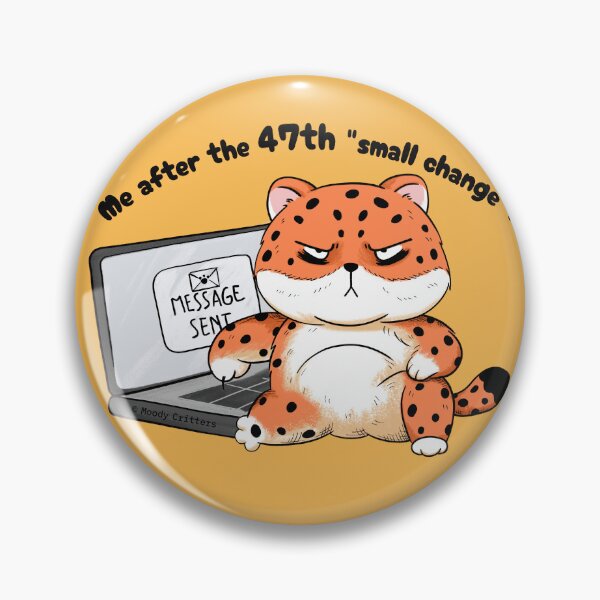 Item preview, Grumpy Leopard After Too Many Small Changes designed and sold by Moody Critters.