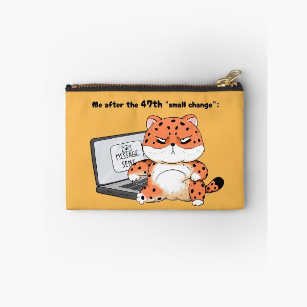Item preview, Grumpy Leopard After Too Many Small Changes designed and sold by Moody Critters.