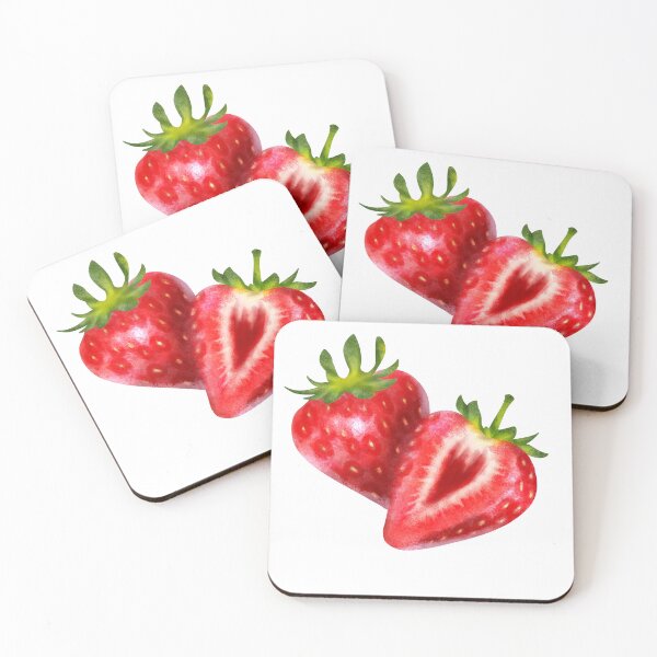 Item preview, Sweet Red Strawberry and Sliced Strawberry designed and sold by A-lumirite.