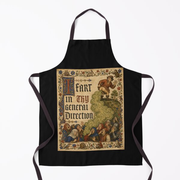 Item preview, Medieval Fart in Thy General Direction Funny Manuscript designed and sold by Genius Geek.