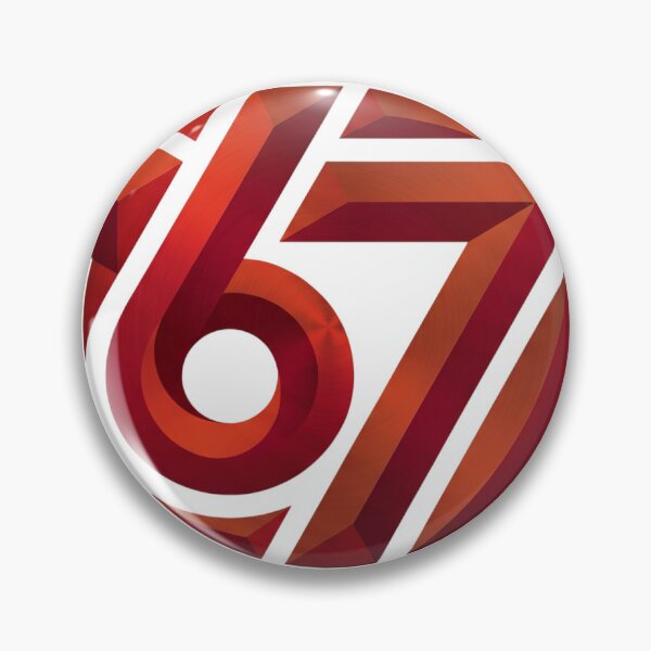Item preview, 3D Metallic Red Number 67 designed and sold by Sergii Davydenko.