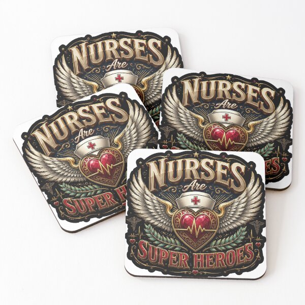 Item preview, Nurses Are Super Heroes Sticker | RN Nurse Gift | Registered Nurse Appreciation | ICU ER NICU Nursing Shirt | Nurses Week Gift designed and sold by A-T-H.
