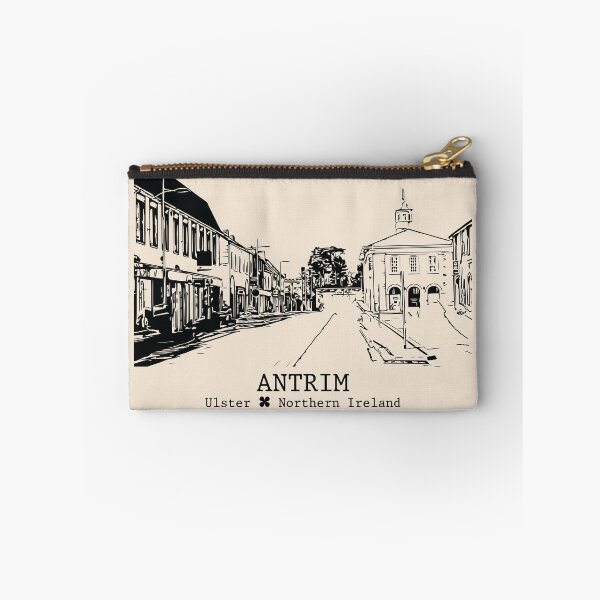 Item preview, Antrim NI - Vintage Ink Cityscape designed and sold by Lakeric.