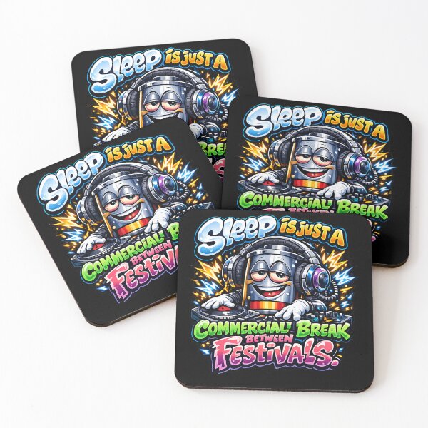 Item preview, Festival Lover DJ Battery - Sleep Is A Commercial Break designed and sold by  ZenRave Designs.