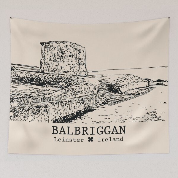 Item preview, Balbriggan IRL - Vintage Ink Cityscape designed and sold by Lakeric.