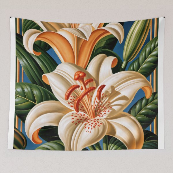 Item preview, Wall Art - Postcard - Golden Lily Elegance designed and sold by ForeverPrintsOK.