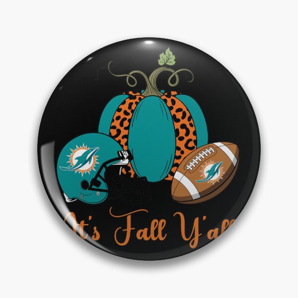 Item preview, Fall Y'all Dolphin Football Pumpkin Leopard designed and sold by josephwalkerart.