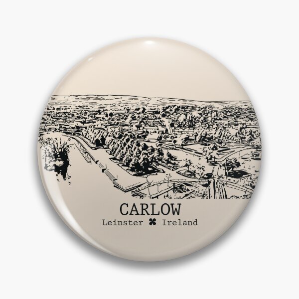 Item preview, Carlow IRL - Vintage Ink Cityscape designed and sold by Lakeric.
