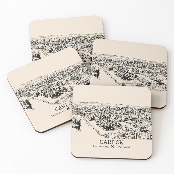 Item preview, Carlow IRL - Vintage Ink Cityscape designed and sold by Lakeric.