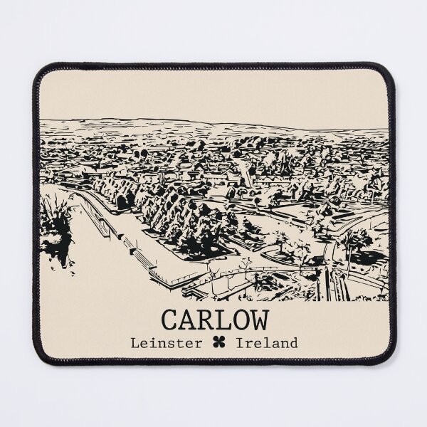 Item preview, Carlow IRL - Vintage Ink Cityscape designed and sold by Lakeric.
