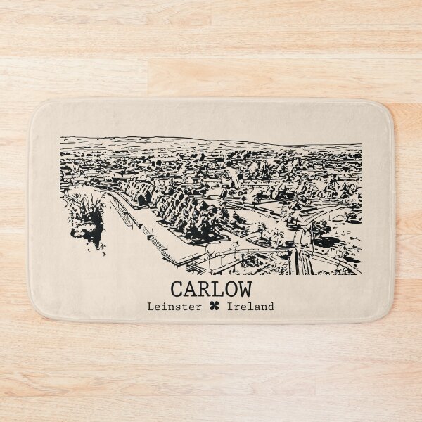 Item preview, Carlow IRL - Vintage Ink Cityscape designed and sold by Lakeric.