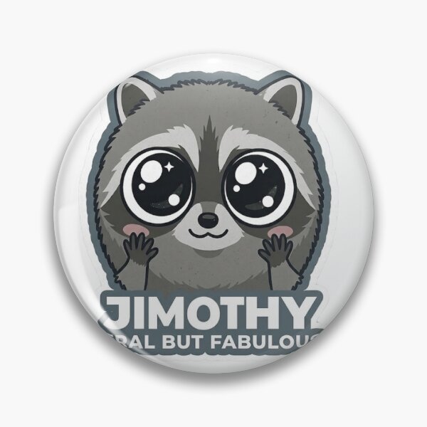 Item preview, Cute Big Eyed Jimothy Feral Fabulous designed and sold by xMErCUrY03x.