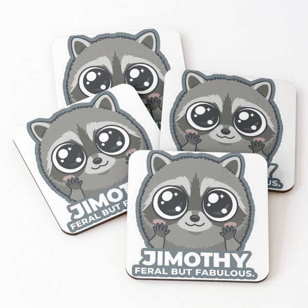 Item preview, Cute Big Eyed Jimothy Feral Fabulous designed and sold by xMErCUrY03x.