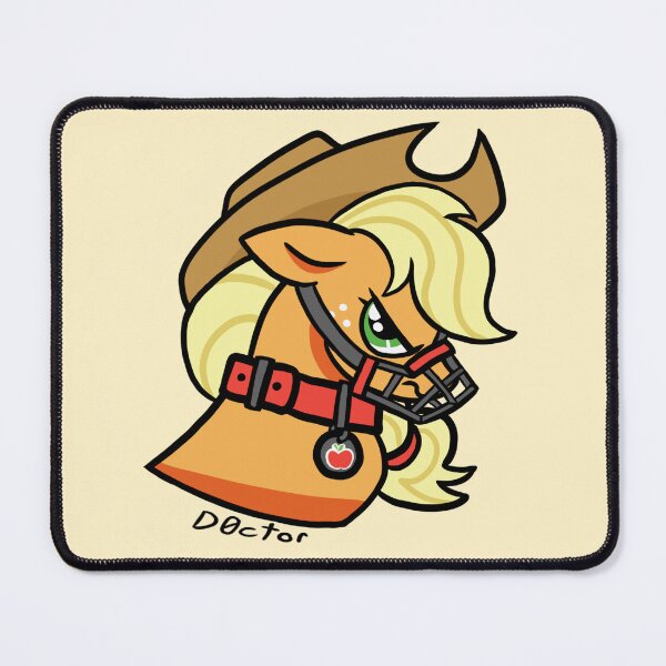 Item preview, AppleJack muzzle collar my little pony pet play designed and sold by WalkerWolf.