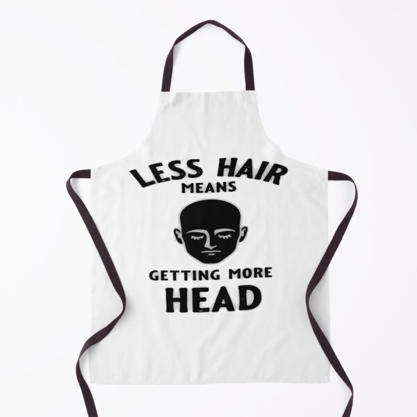 Item preview, Less Hair Means Getting More Head | Funny Bald Design designed and sold by WonderWaresGifts.