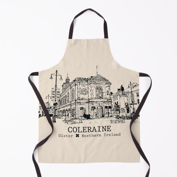 Item preview, Coleraine NI - Vintage Ink Cityscape designed and sold by Lakeric.