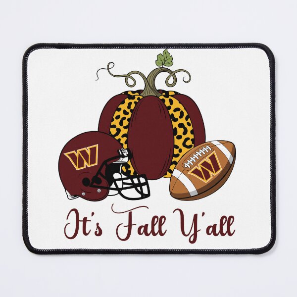 Item preview, Washington Commanders Fall Y'all Pumpkin Football designed and sold by josephwalkerart.