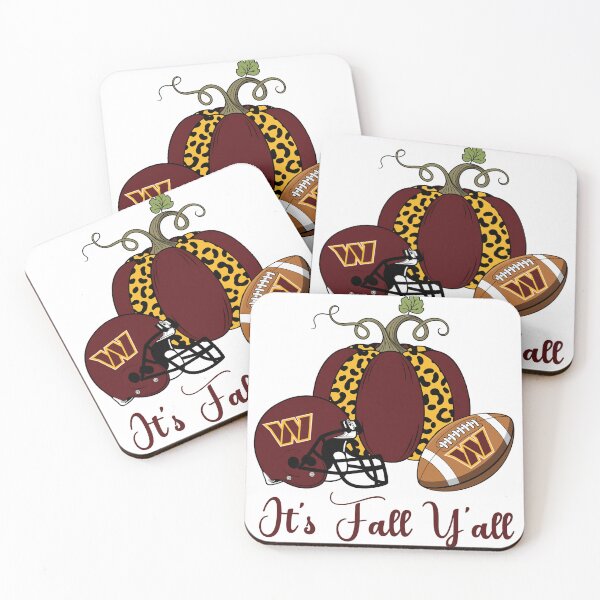 Item preview, Washington Commanders Fall Y'all Pumpkin Football designed and sold by josephwalkerart.