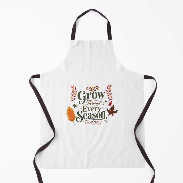 Item preview, Grow Through Every Season – Inspirational Growth Typography Design designed and sold by Amsafjol.