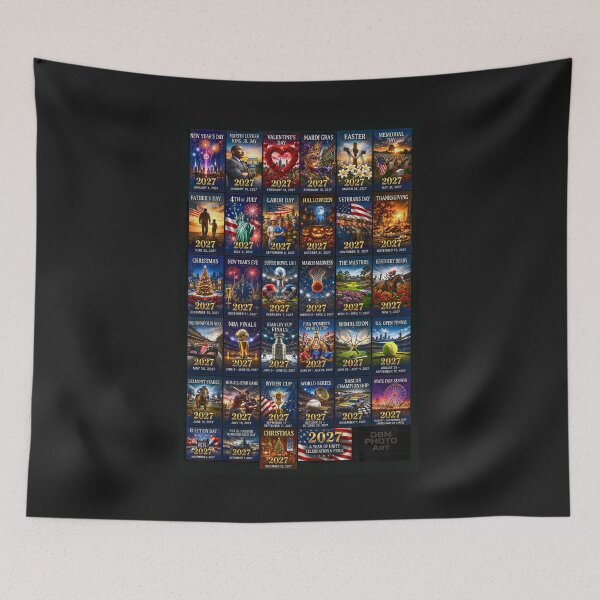Item preview, 2027 EVENTS AND HOLIDAYS ART CALENDAR - designed and sold by DBM Photo Art 1.