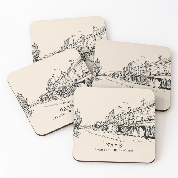Item preview, Naas IRL - Vintage Ink Cityscape designed and sold by Lakeric.