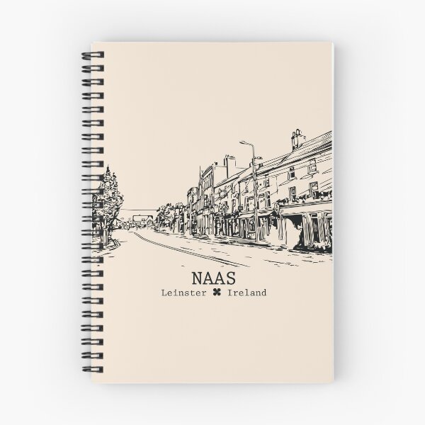 Item preview, Naas IRL - Vintage Ink Cityscape designed and sold by Lakeric.