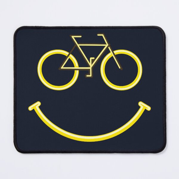 Item preview, Funny Bicycle Smile Gift Cycling Enthusiast Art designed and sold by Corvoria.