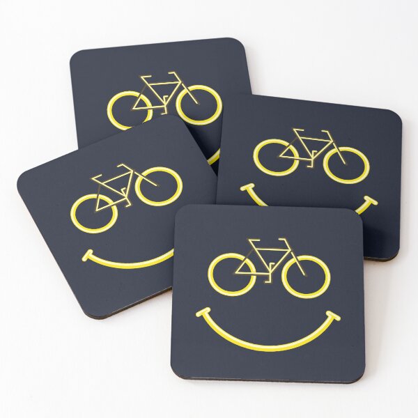 Item preview, Funny Bicycle Smile Gift Cycling Enthusiast Art designed and sold by Corvoria.