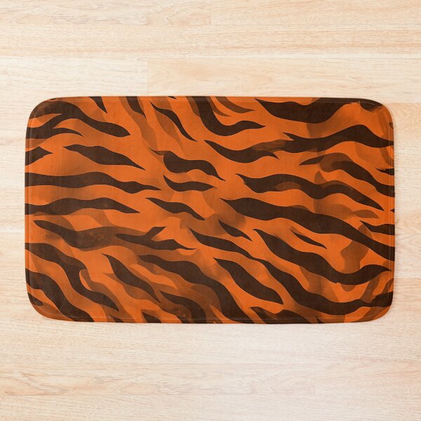 Item preview, Sunset Orange Zebra Print Pattern designed and sold by MamaHome.