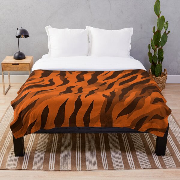 Item preview, Sunset Orange Zebra Print Pattern designed and sold by MamaHome.
