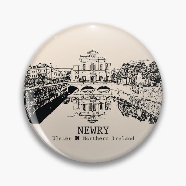 Item preview, Newry NI - Vintage Ink Cityscape designed and sold by Lakeric.