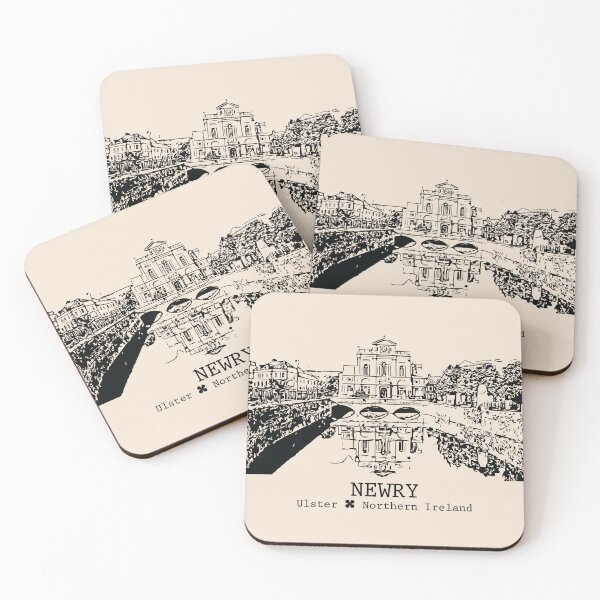 Item preview, Newry NI - Vintage Ink Cityscape designed and sold by Lakeric.
