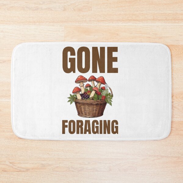 Item preview, Gone Foraging Mushroom Basket Cottagecore designed and sold by DreamDesignWear.