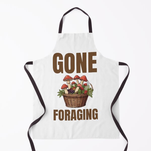 Artikelvorschau, Gone Foraging Pilzkorb Cottagecore entworfen und verkauft von DreamDesignWear.