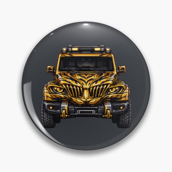 Item preview, BV-JTO — Tiger Orange Adventure SUV — Front View designed and sold by BROHLine Studio.