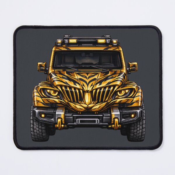Item preview, BV-JTO — Tiger Orange Adventure SUV — Front View designed and sold by BROHLine Studio.