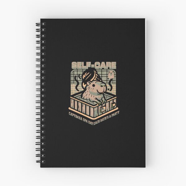 Item preview, Self-Care Capybara Spa Day Funny Bath Quote designed and sold by lenalenspod.