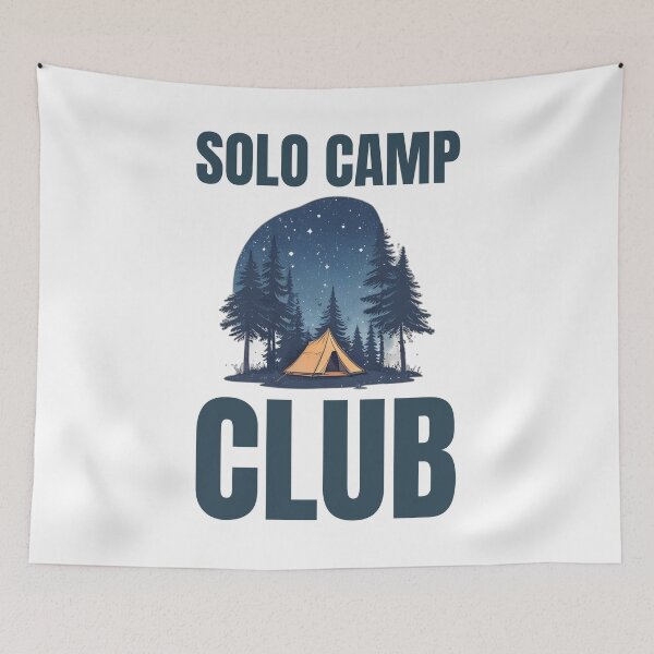 Item preview, Solo Camp Club Tent Under Stars designed and sold by DreamDesignWear.