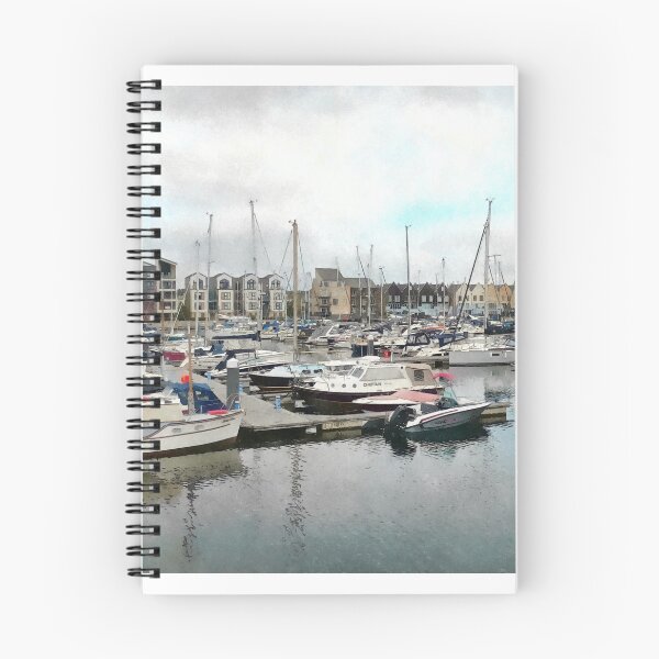Item preview, Boats In Harbour designed and sold by Trevor Harvey Art.