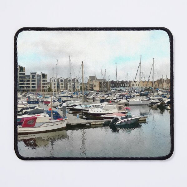 Item preview, Boats In Harbour designed and sold by Trevor Harvey Art.