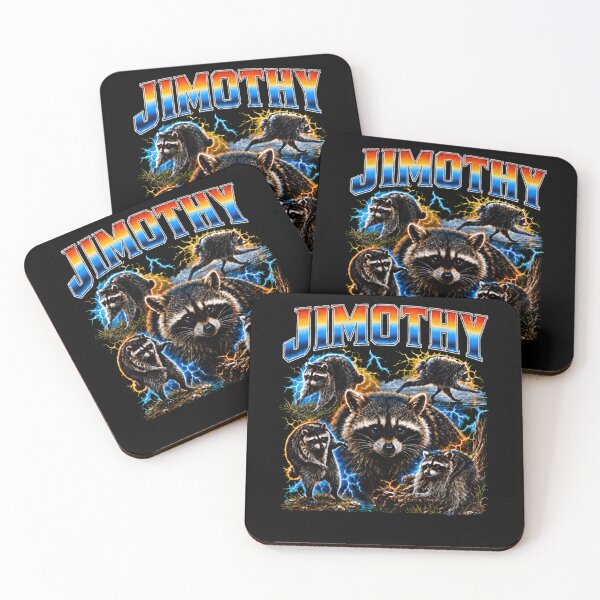 Item preview, Jimothy Raccoon Lightning Storm Wildlife Humor designed and sold by margamPagenberg.