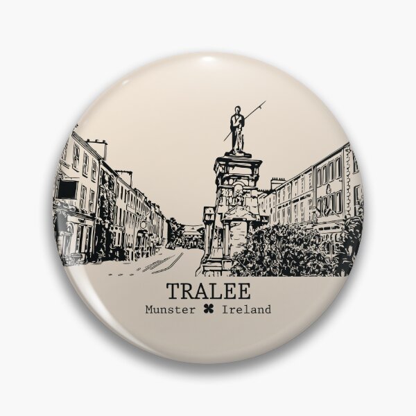 Item preview, Tralee IRL - Vintage Ink Cityscape designed and sold by Lakeric.