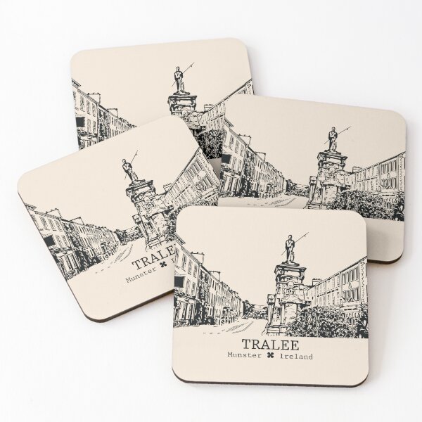 Item preview, Tralee IRL - Vintage Ink Cityscape designed and sold by Lakeric.