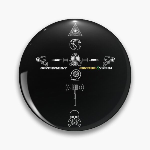 Item preview, Conspiracy Anti-Establishment Cross Graphic Print designed and sold by Iiswaz.