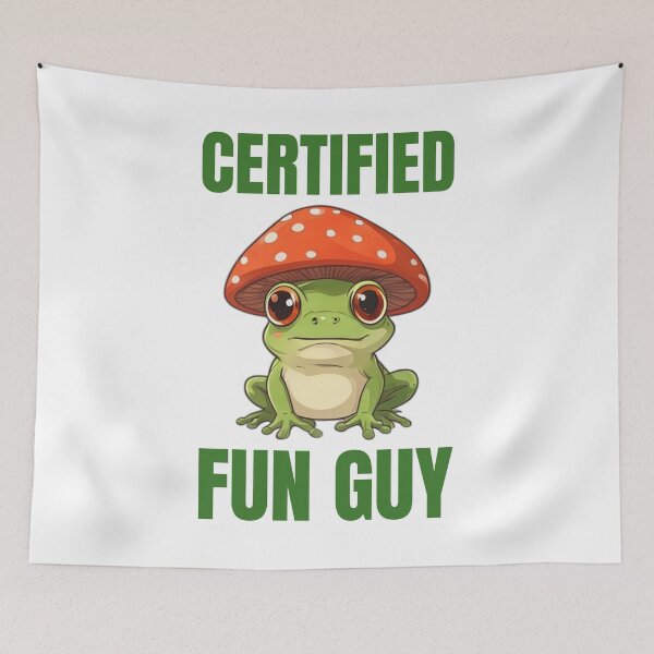 Item preview, Certified Fun Guy Mushroom Hat Frog designed and sold by DreamDesignWear.