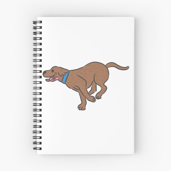 Item preview, Flat Coated Retriever dog running fast active pose. designed and sold by monkik.